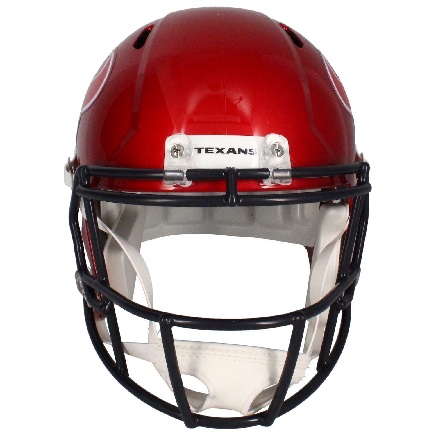 Dalton Schultz Autographed Texans Red Alternate Full Size Speed Helmet Beckett