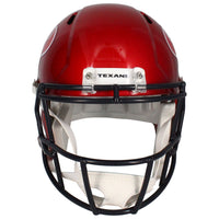 Dalton Schultz Autographed Texans Red Alternate Full Size Speed Helmet Beckett