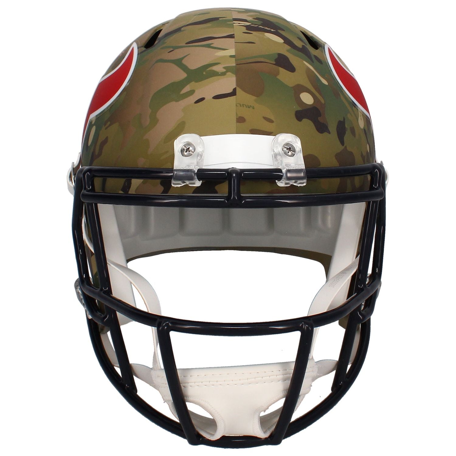 Dalton Schultz Autographed Houston Texans Camo Full Size Speed Helmet Beckett