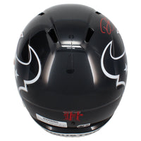 Dalton Schultz Autographed (Red) Houston Texans Full Size Speed Helmet Beckett