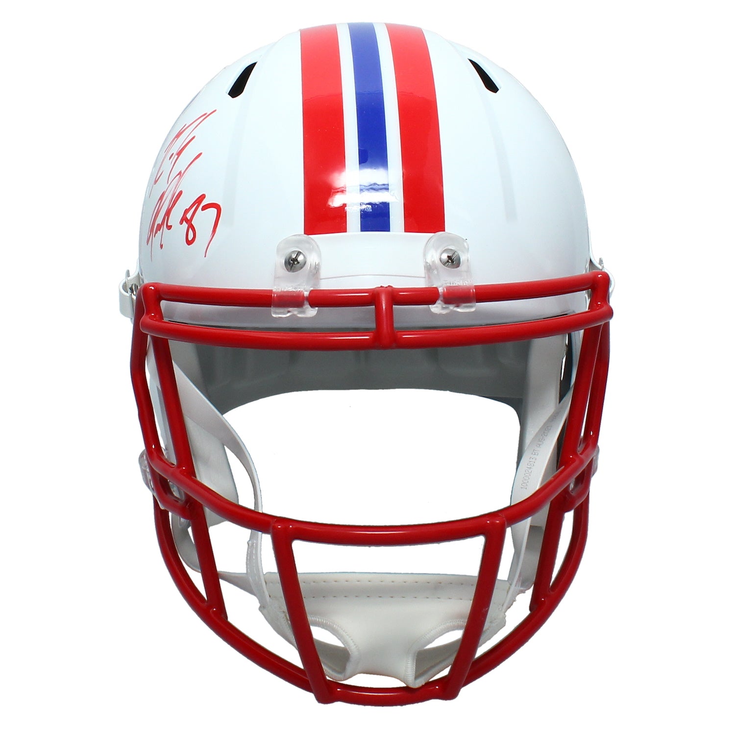 Rob Gronkowski Autographed Patriots Full Size Flash Speed Helmet Radtke