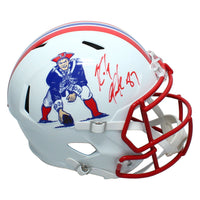 Rob Gronkowski Autographed Patriots Full Size Flash Speed Helmet Radtke
