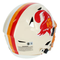 Bucky Irving Autographed Tampa Bay Buccaneers RETRO Speedflex Authentic Helmet Beckett