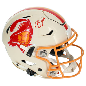 Bucky Irving Autographed Tampa Bay Buccaneers RETRO Speedflex Authentic Helmet Beckett