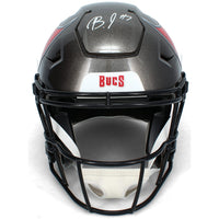 Bucky Irving Autographed Tampa Bay Buccaneers Speedflex Authentic Helmet Beckett