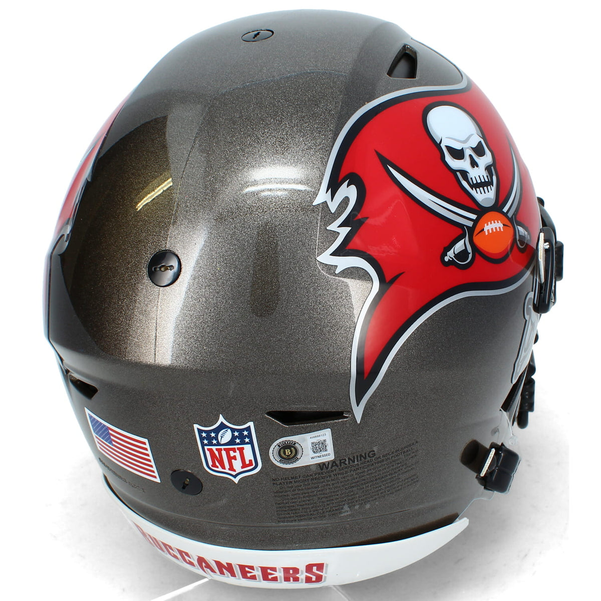 Bucky Irving Autographed Tampa Bay Buccaneers Speedflex Authentic Helmet Beckett