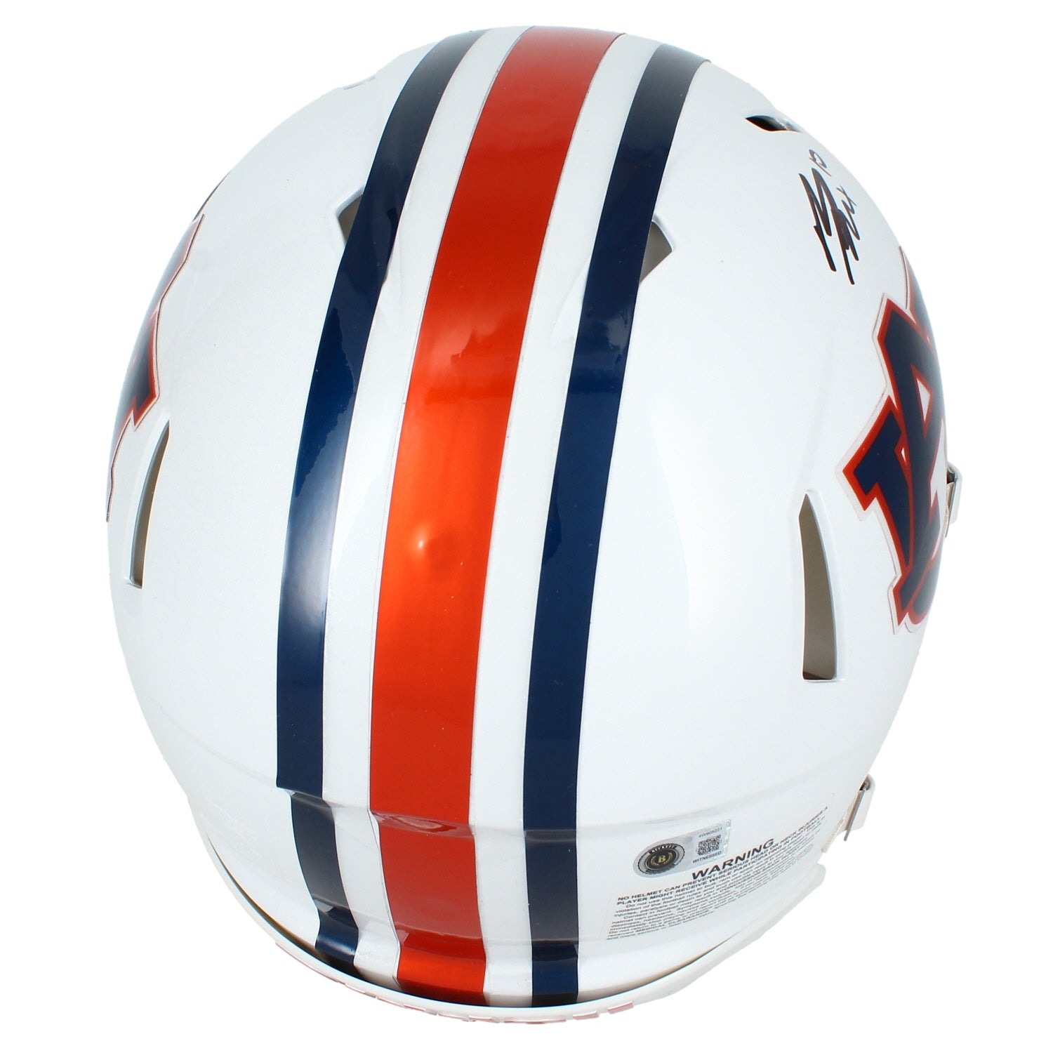 Bo Nix Autographed Auburn Tigers Speed Authentic Helmet Beckett Witnessed