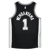 Victor Wembanyama Autographed San Antonio Spurs Icon Edition Black Jersey Fanatics