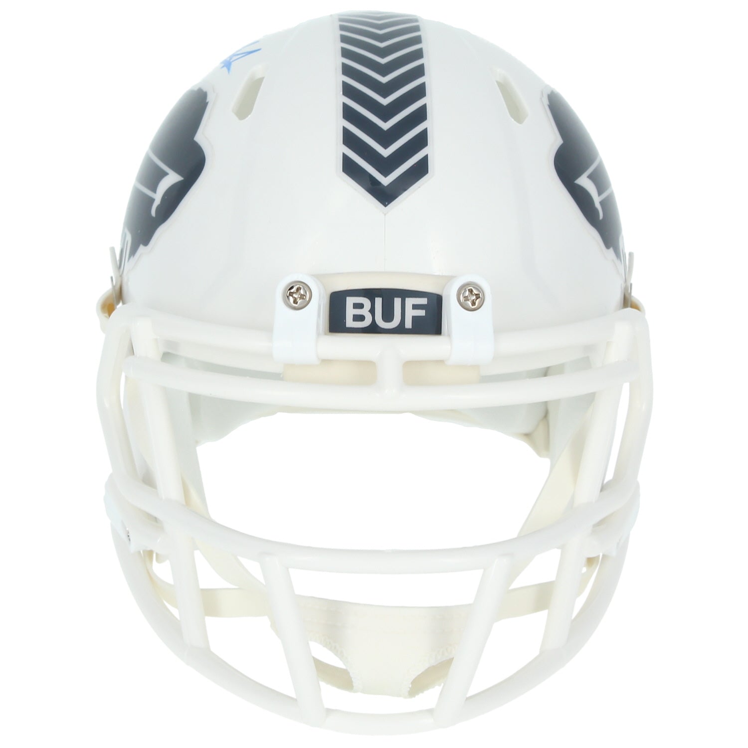 Keon Coleman Autographed Buffalo Bills 2024 Salute To Service Speed Mini Helmet Beckett