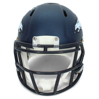John Lynch Autographed Denver Broncos 2024 Speed Mini Helmet Beckett Witnessed