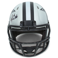 Dak Prescott Autographed Dallas Cowboys RAVE Speed Mini Helmet Beckett Witnessed