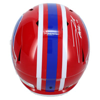 Josh Allen Autographed Buffalo Bills 1987-01 Throwback Speed Full Size Helmet Beckett