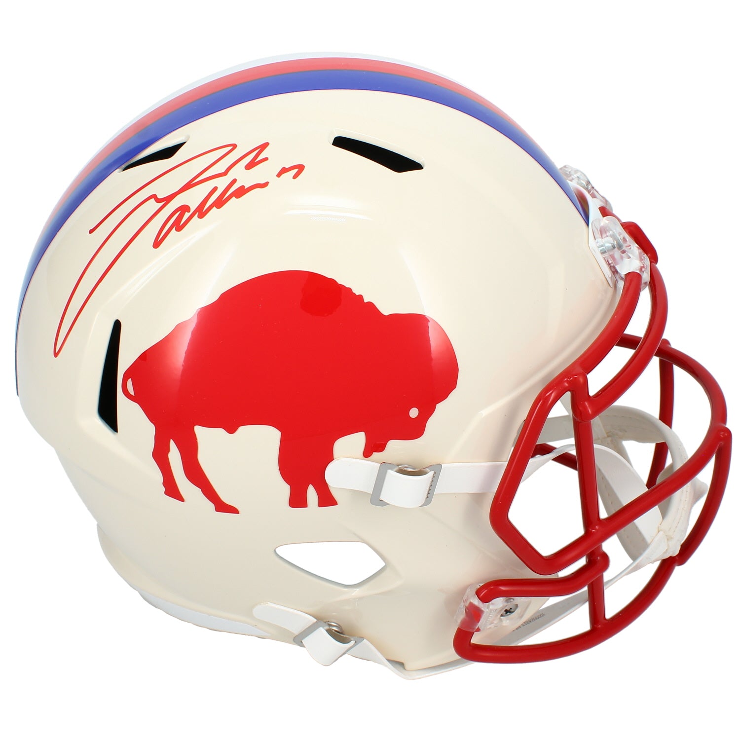 Josh Allen Autographed Buffalo Bills RETRO Speed Full Size Helmet Beckett