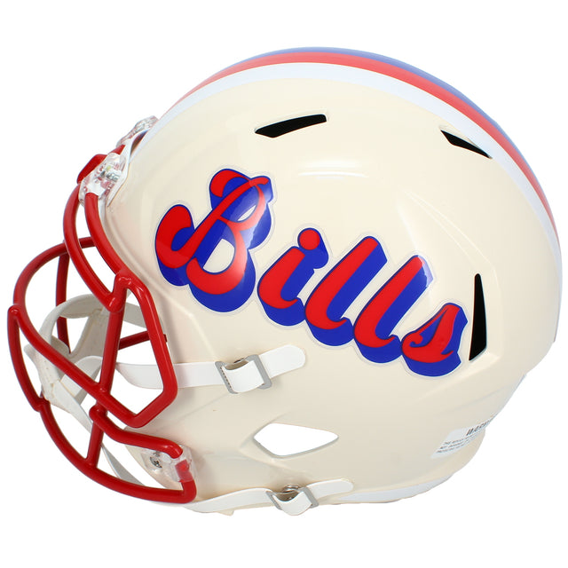 Josh Allen Autographed Buffalo Bills RETRO Speed Full Size Helmet Beckett