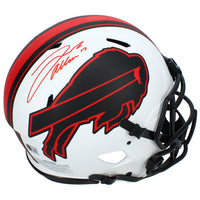 Josh Allen Autographed Buffalo Bills Lunar Eclipse Speed Authentic Helmet Beckett