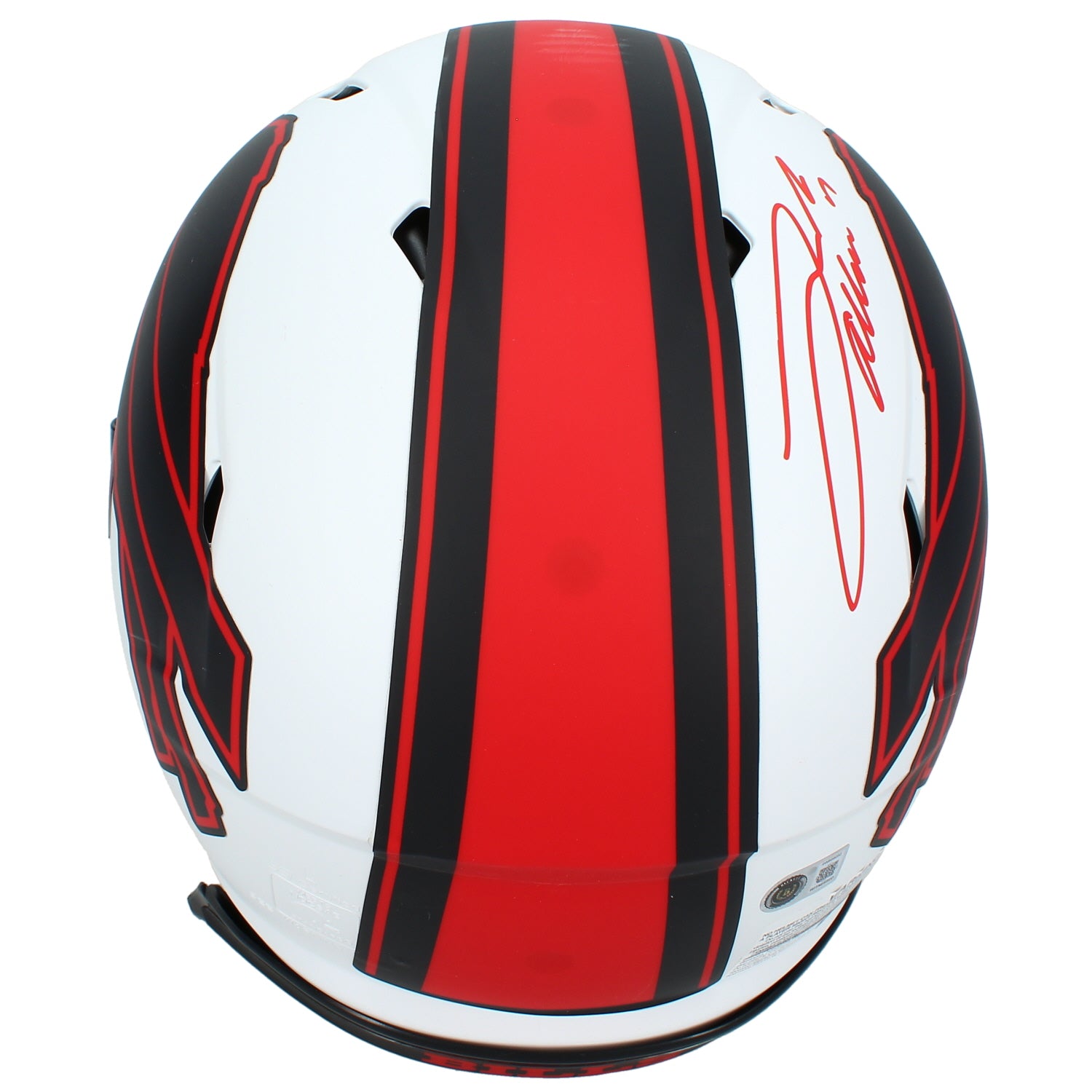 Josh Allen Autographed Buffalo Bills Lunar Eclipse Speed Authentic Helmet Beckett