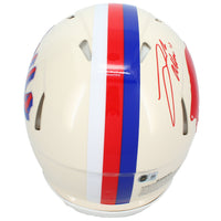 Josh Allen Autographed Buffalo Bills RETRO Speed Authentic Helmet Beckett