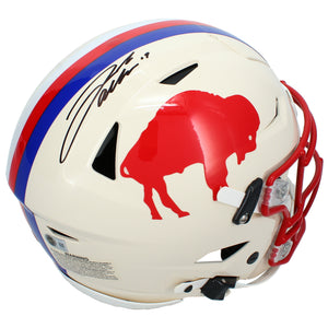 Josh Allen Autographed Buffalo Bills RETRO Speedflex Authentic Helmet Beckett