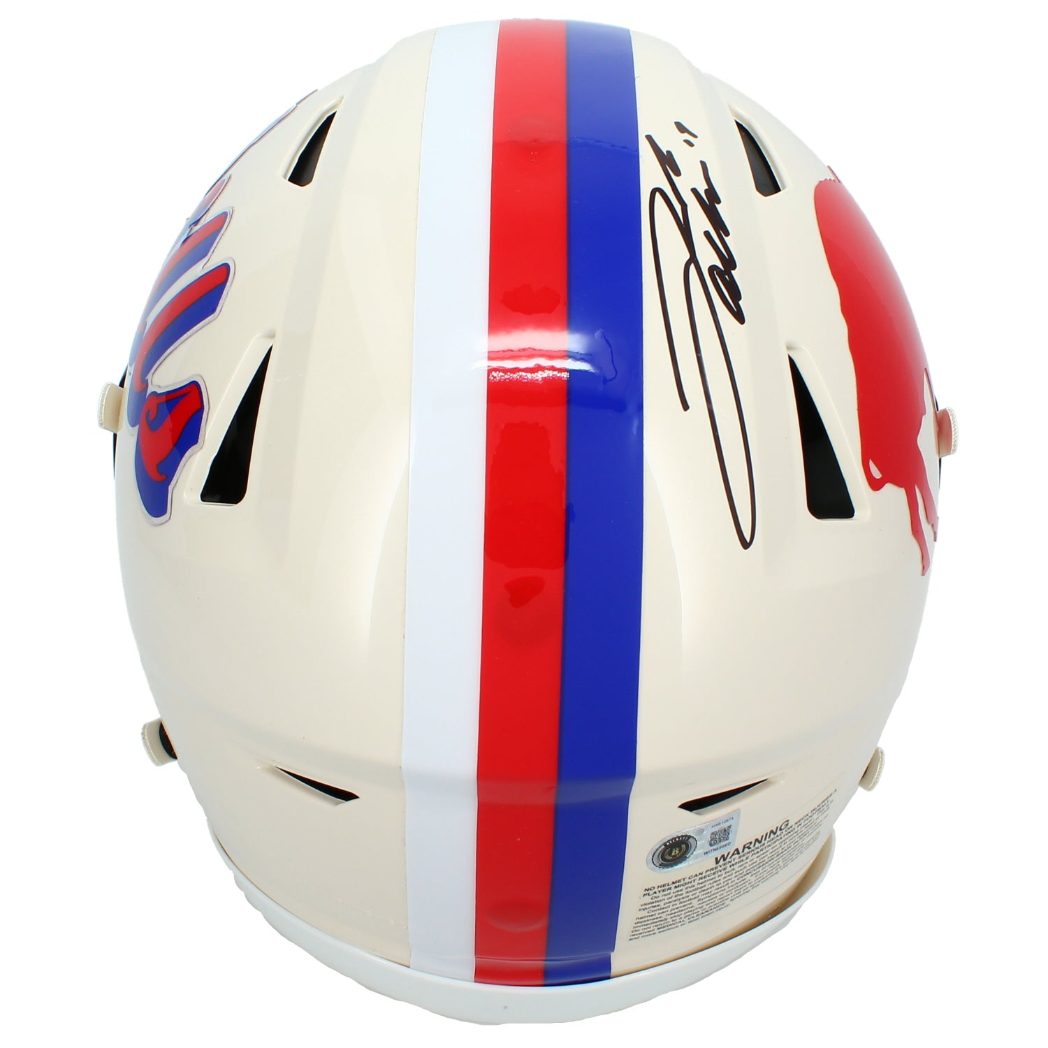 Josh Allen Autographed Buffalo Bills RETRO Speedflex Authentic Helmet Beckett