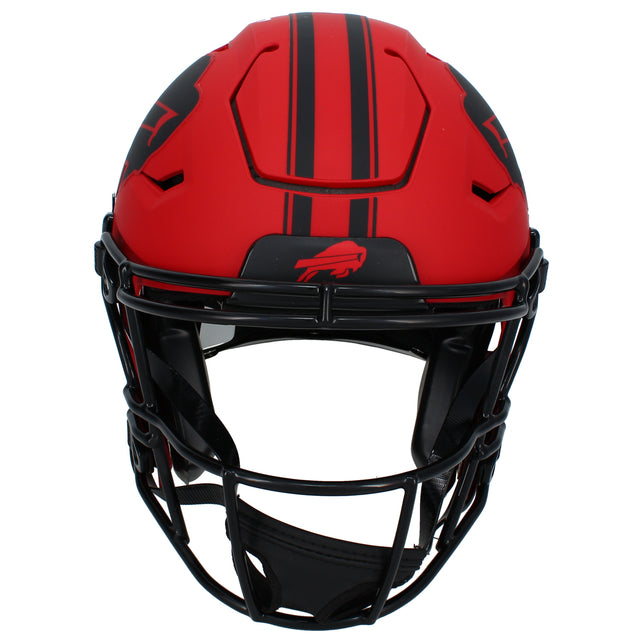Josh Allen Autographed/Inscribed "BILLS MAFIA" Buffalo Bills RAVE Speedflex Authentic Helmet Beckett