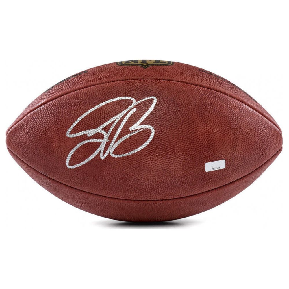 Saquon Barkley Autographed New York Giants NFL Official Football Panini