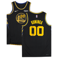 JONATHAN KUMINGA Autographed Golden State Warriors "22 NBA Champ" Nike Black Mixtape Jersey FANATICS