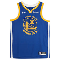 JONATHAN KUMINGA Autographed Golden State Warriors "22 NBA Champ" Nike Blue Icon Ed. Jersey FANATICS