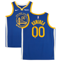JONATHAN KUMINGA Autographed Golden State Warriors "22 NBA Champ" Nike Blue Icon Ed. Jersey FANATICS