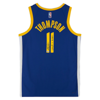 KLAY THOMPSON Autographed Golden State Warriors "Strength In Numbers" Nike Blue Jersey FANATICS