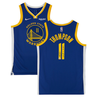 KLAY THOMPSON Autographed Golden State Warriors "Strength In Numbers" Nike Blue Jersey FANATICS