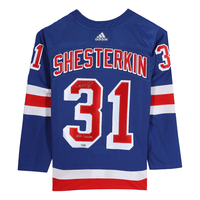 IGOR SHESTERKIN Autographed 2022 Vezina New York Rangers Authentic Blue Jersey FANATICS