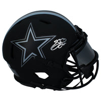 Emmitt Smith Autographed Cowboys Speed Eclipse Authentic Helmet W/ Visor Beckett
