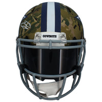 Emmitt Smith Autographed Cowboys Speed Camo Authentic Helmet W/ Visor Beckett