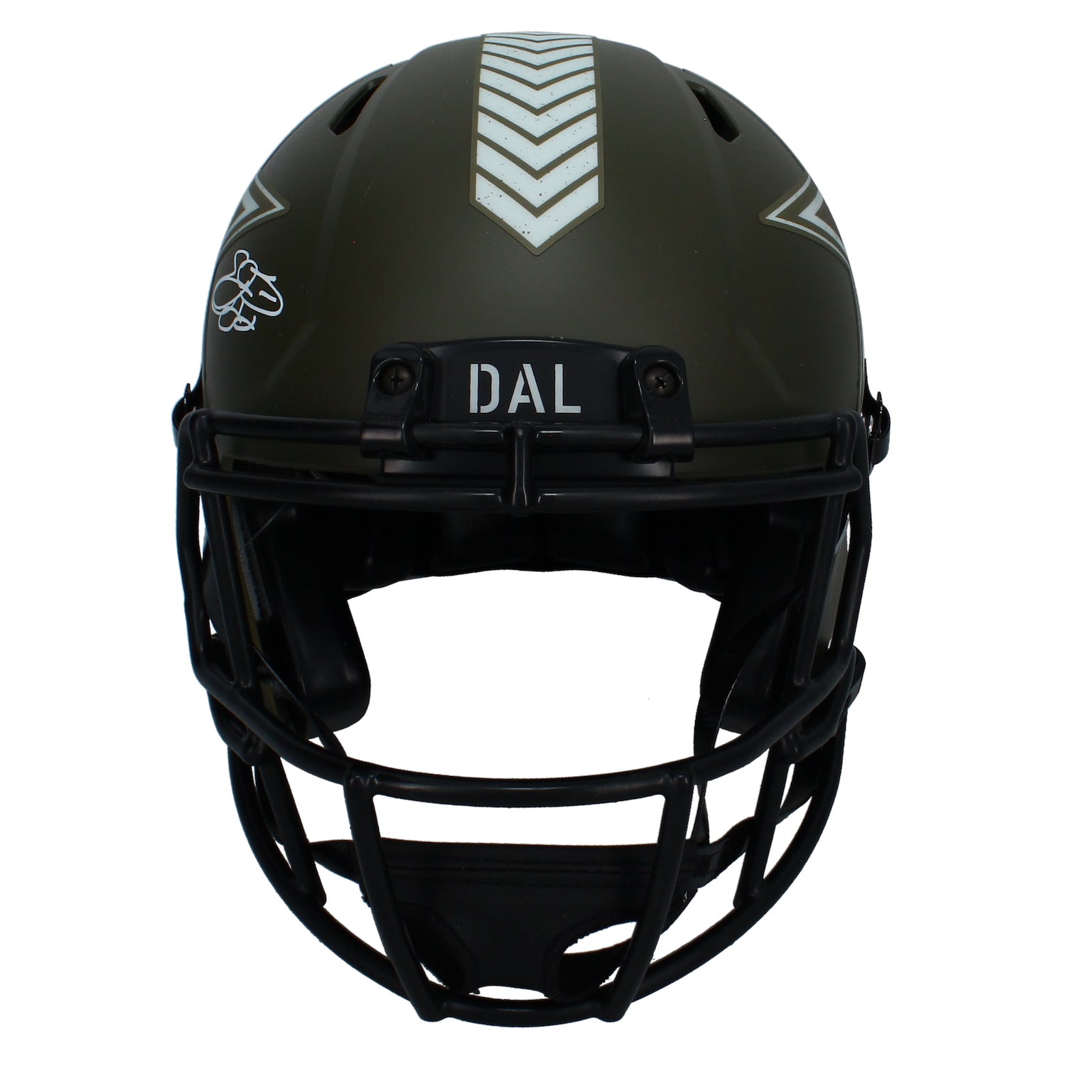 Emmitt Smith Autographed Cowboys Speed 2022 STS Authentic Speed Helmet Beckett