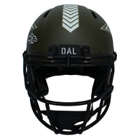 Emmitt Smith Autographed Cowboys Speed 2022 STS Authentic Speed Helmet Beckett