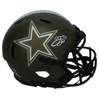Emmitt Smith Autographed Cowboys Speed 2022 STS Authentic Speed Helmet Beckett