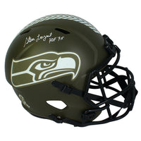Steve Largent Autographed "HOF 95" Seattle Seahawks STS Speed Full Size Helmet Beckett