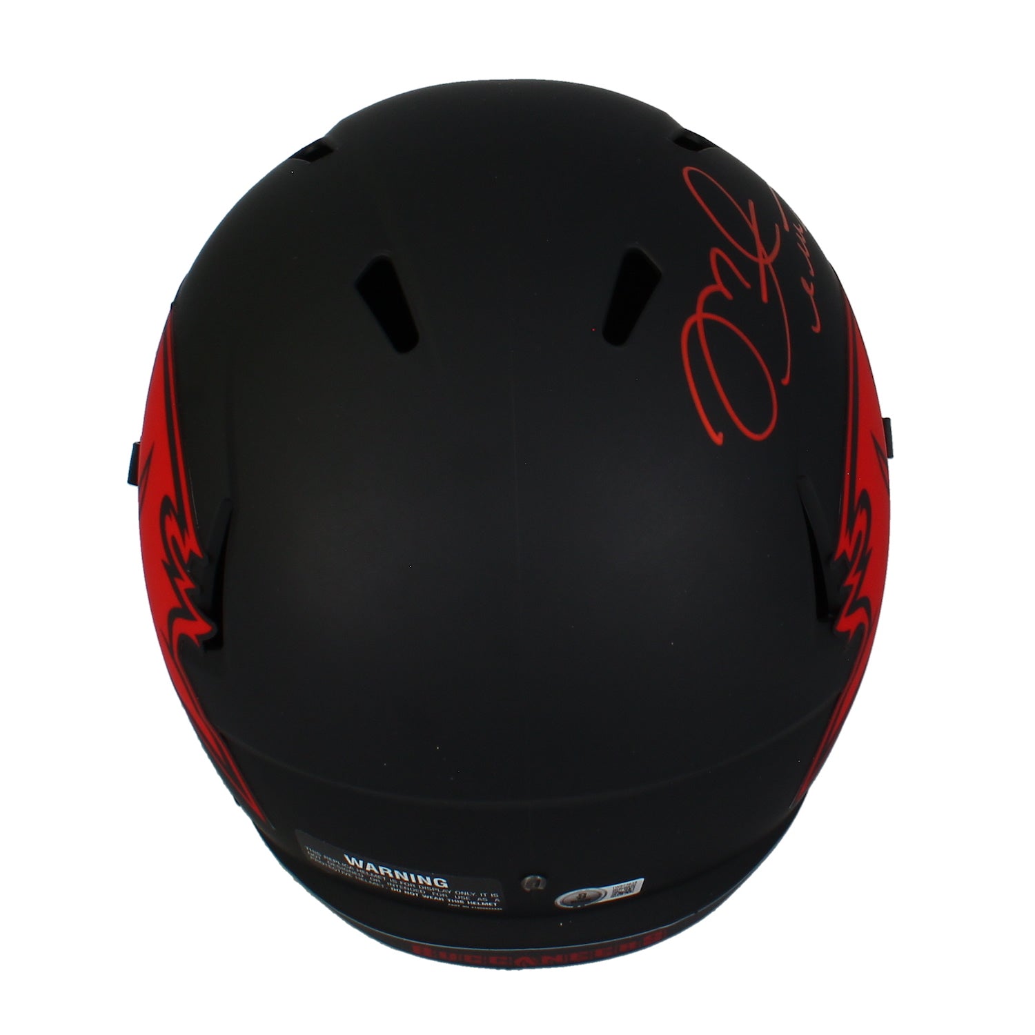 Mike Alstott Autographed Tampa Bay Buccaneers Eclipse Full Size Helmet Fanatics