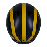 Blake Corum Autographed Michigan Wolverines Full Size Speed Helmet Beckett