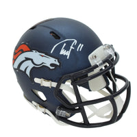 Troy Franklin Autographed Denver Broncos Speed Mini Helmet Beckett Witnessed