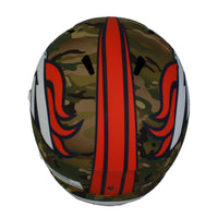 Troy Franklin Autographed Broncos Camo Full Size Speed Helmet Beckett