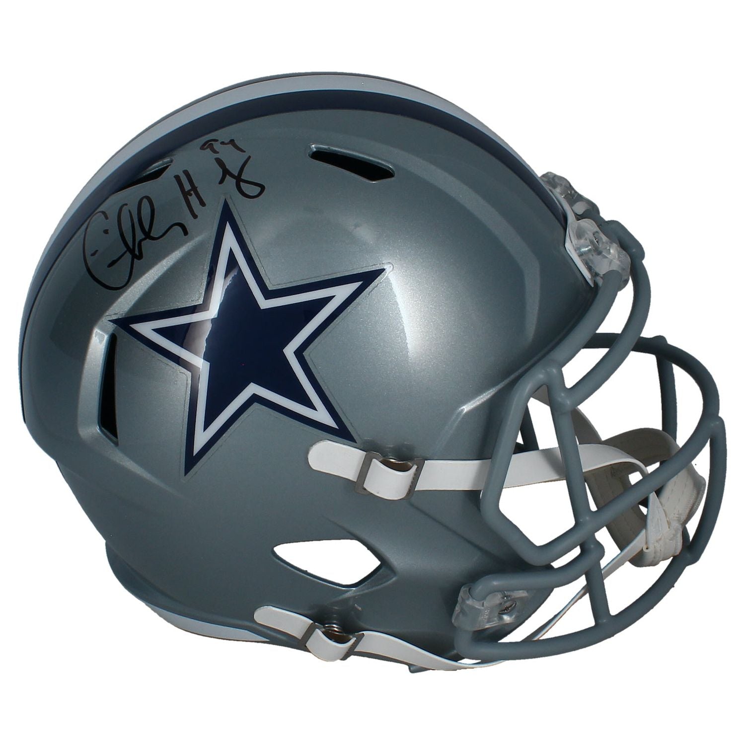 Charles Haley Autographed Dallas Cowboys Full Size Speed Helmet Beckett