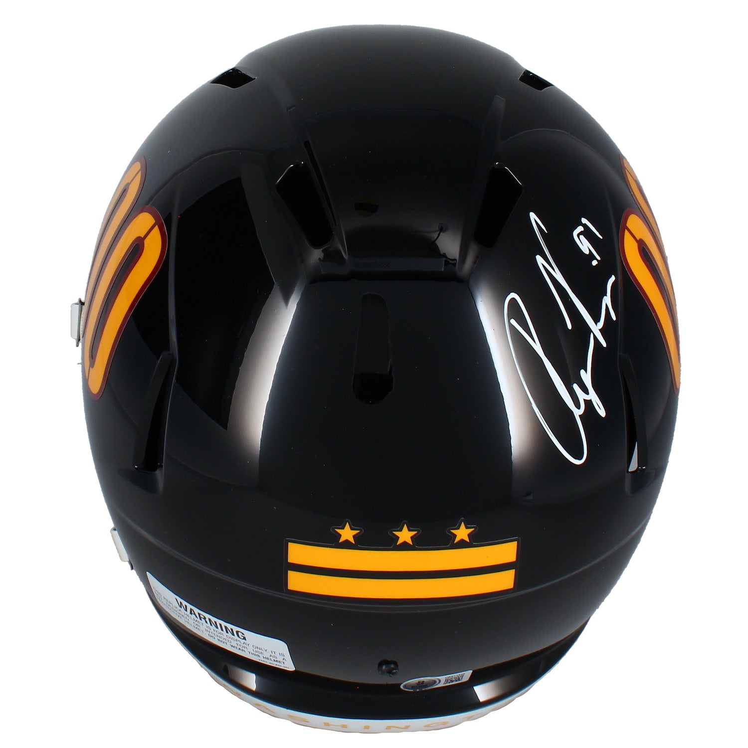 Ryan Kerrigan Autographed Washington Commanders Full Size Alternate Speed Helmet Beckett