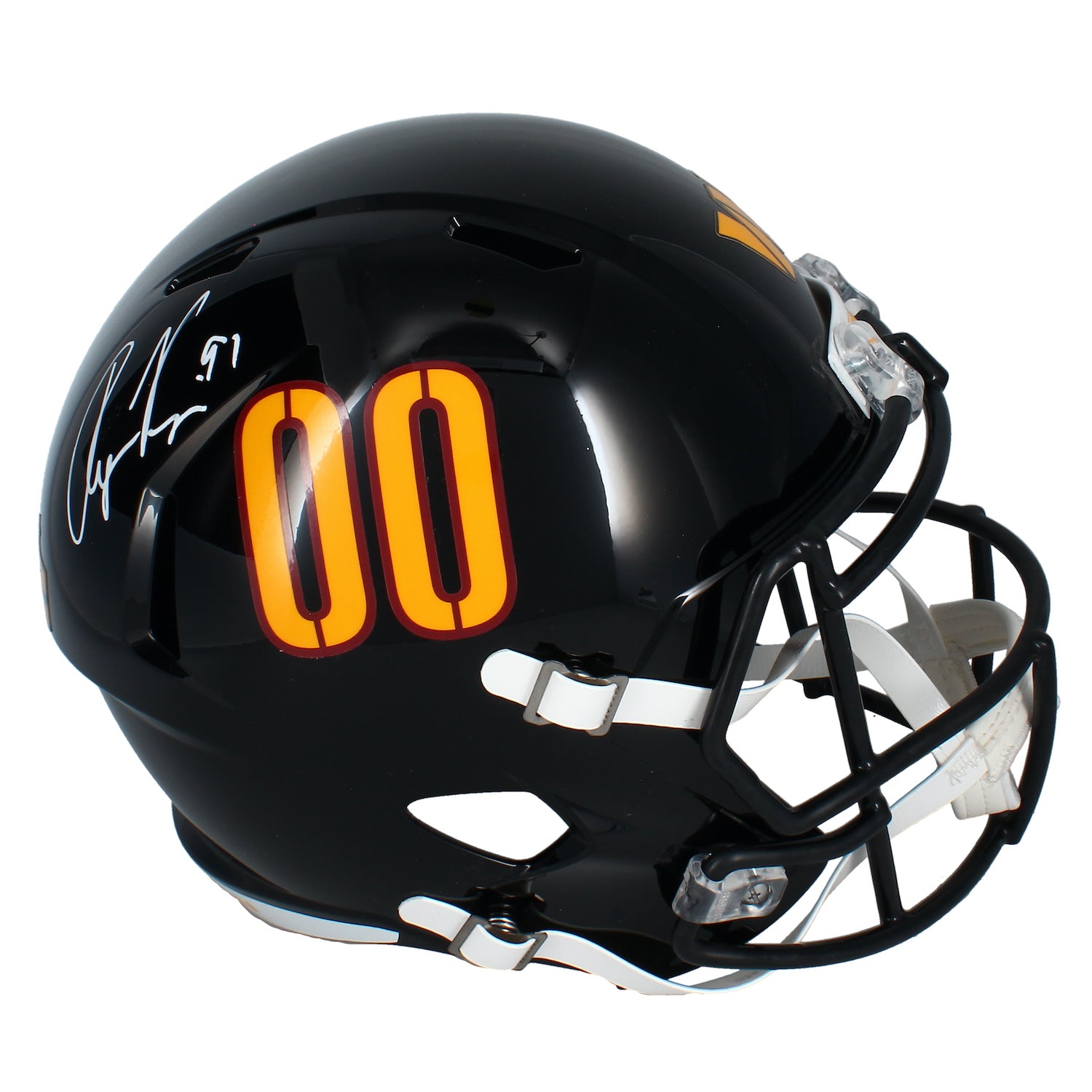 Ryan Kerrigan Autographed Washington Commanders Full Size Alternate Speed Helmet Beckett