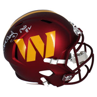 Mark Mosely Autographed "MVP 82" Washington Commanders Full Size Speed Helmet Beckett