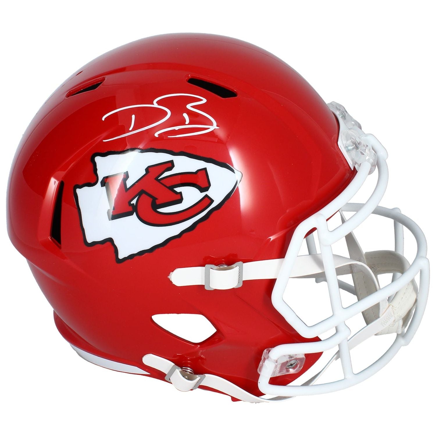 Dwayne Bowe Autographed Kansas City Chiefs Full Size Speed Helmet Beckett