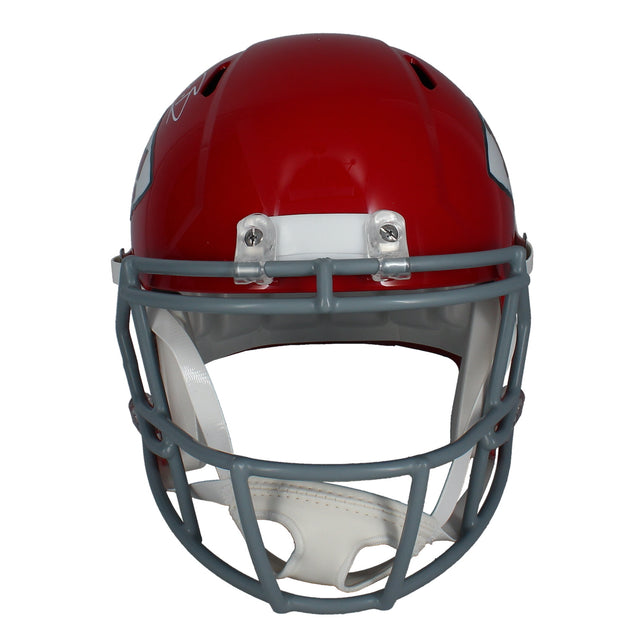 Dwayne Bowe Autographed Chiefs Throwback Full Size Speed Helmet Beckett