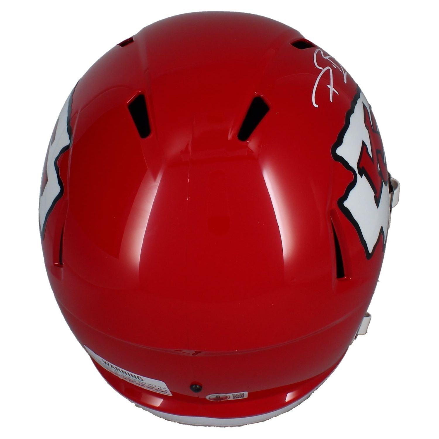 Dwayne Bowe Autographed Chiefs Throwback Full Size Speed Helmet Beckett