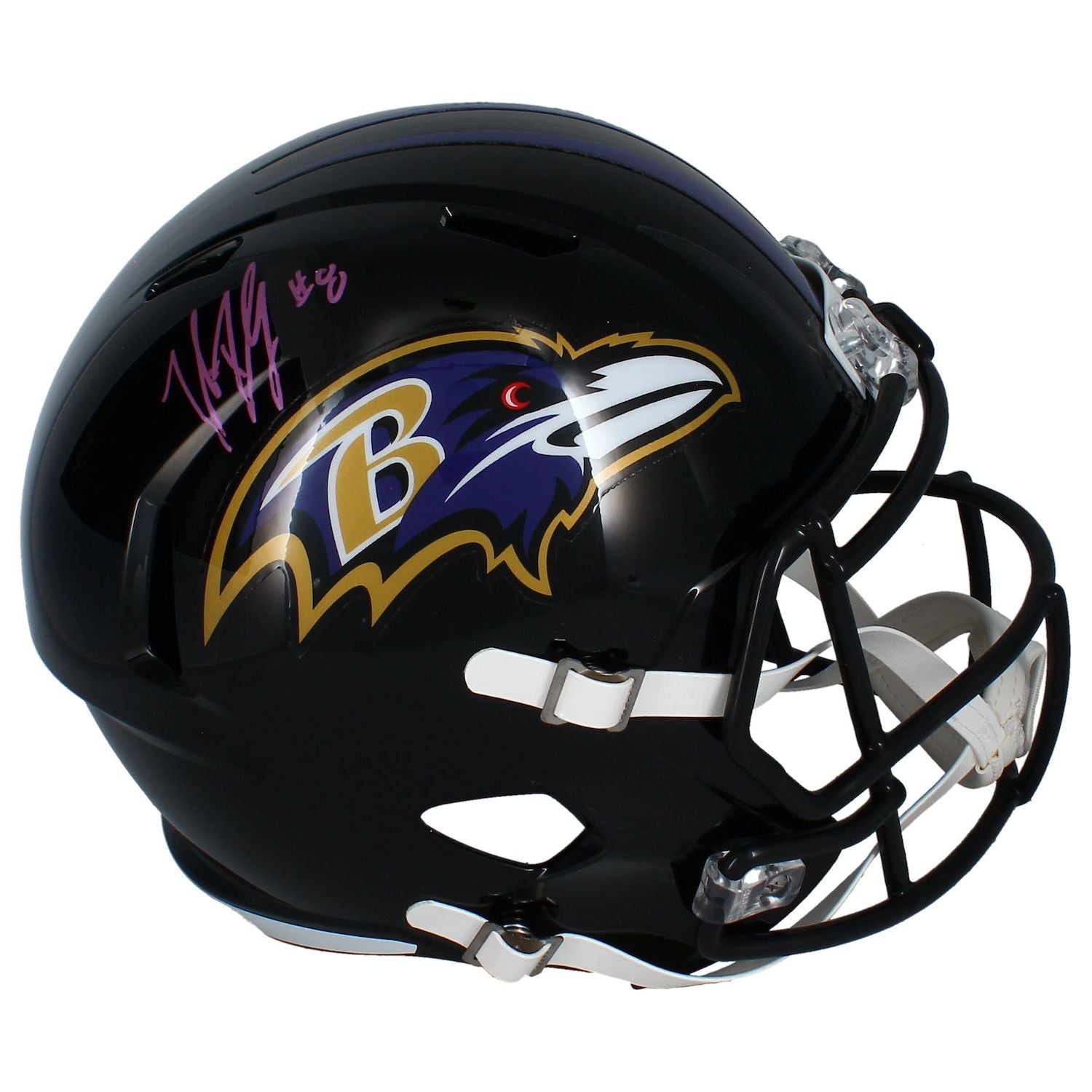 Trent Dilfer Autographed Baltimore Ravens Speed Full Size Helmet Beckett