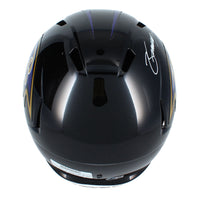 Zay Flowers Autographed Baltimore Ravens Full Size Replica Speed Helmet Beckett